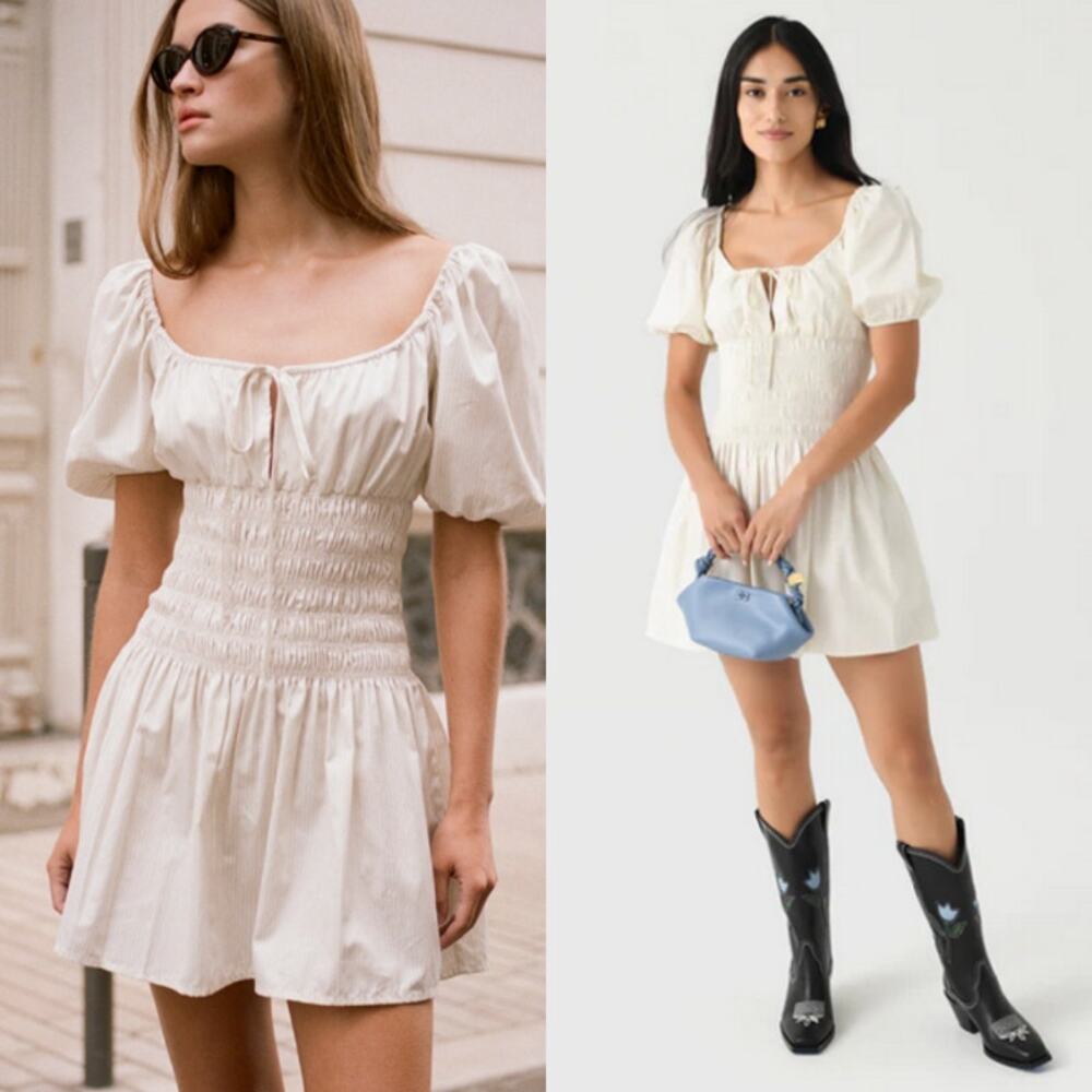 FAITHFULL THE BRAND Women's Aya Mini Dress US 2 180$‎ Summer Vacation Spring